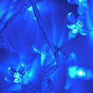 Гирлянда светодиодная цветы LED-ST-flowers-100-10M BLUE (синий)