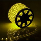 Дюралайт светодиодный с динамикой 3- wires round LED Rope light - Yellow(жёлтый)