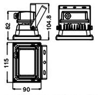 Прожектор LED TV-201
